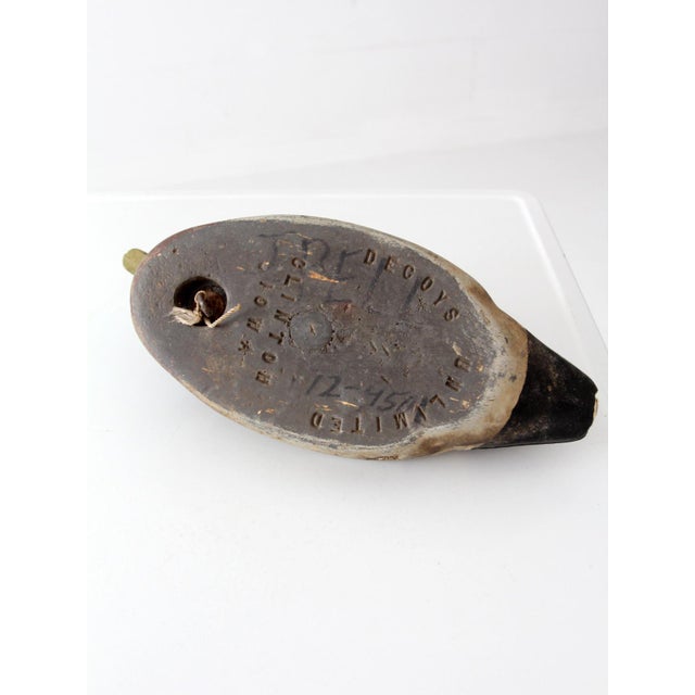 Vintage Mallard Duck Decoy by Decoys Unlimited For Sale - Image 13 of 13