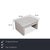 This stool by Koinor thrives on a single design trick: The seat cushion rests loosely on the base and extends slightly...