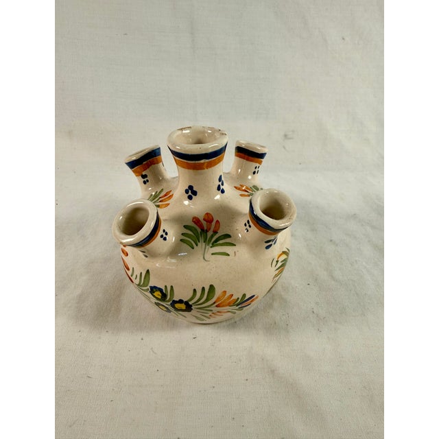 Antique, Henriot Quimper, Faience, Quintal Vase For Sale In Salt Lake City - Image 6 of 9