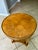 Italian Empire Style Burl Wood Swan Motif Side Table Gueridon For Sale In Palm Springs - Image 6 of 18