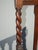 Vintage French Country Brown Oak Barley Twist Arm Chair For Sale - Image 10 of 16