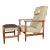 Danish Recliner With Ottoman For Sale