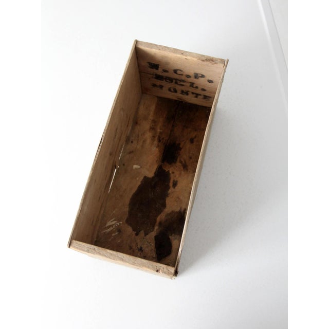 Vintage Derby Food Wood Crate For Sale - Image 9 of 11