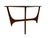 Brown Mid-Century Modern Lane "Silhouette" Walnut Glass Top Side Tables - Set of 2 For Sale - Image 8 of 9