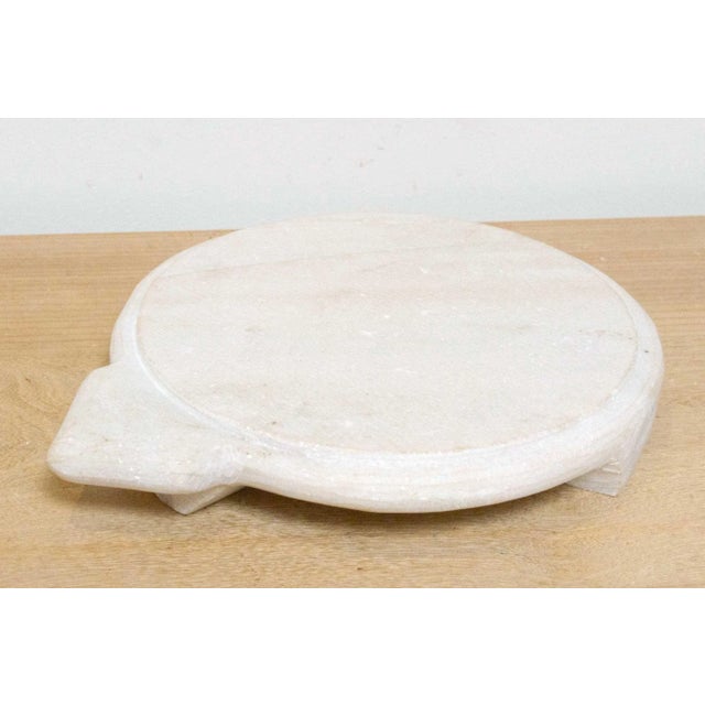 Modern Modern Marble Chapati Plate For Sale - Image 3 of 6