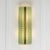 Set of four green diamanted murano glass wall sconces with metal frame on view in chrome. murano glass with a diamanted...