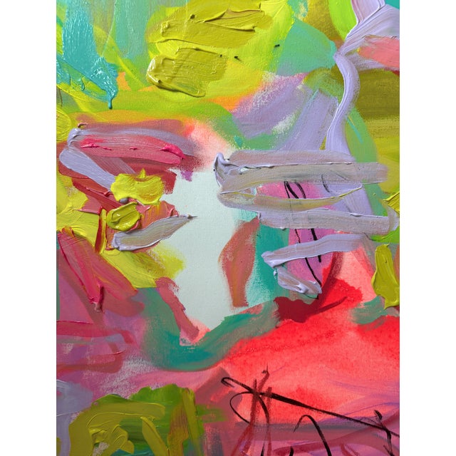 Abstract "Happy Hour" Original Painting by Hayley Morée For Sale - Image 3 of 4