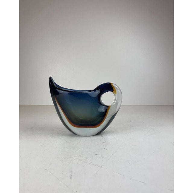 Sommerso Murano Glass Vase by Flavio Poli for Seguso Vetri D'arte, Italy, 1960s For Sale - Image 16 of 16