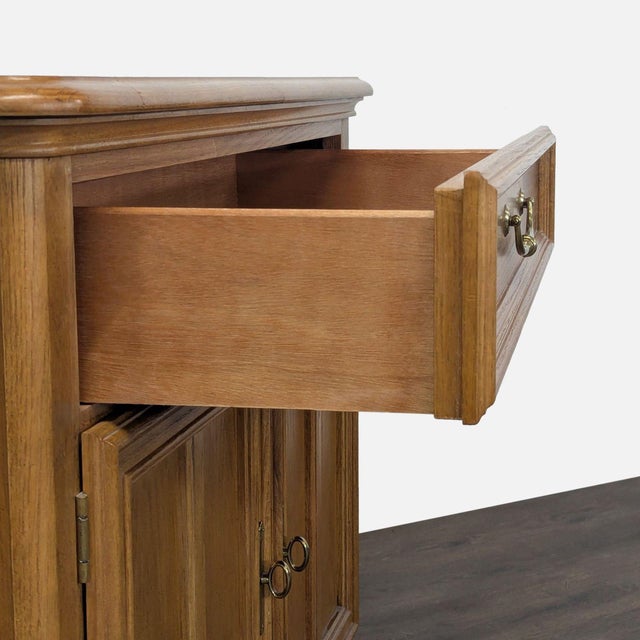 Wood Stanley Furniture Sideboard For Sale - Image 7 of 11