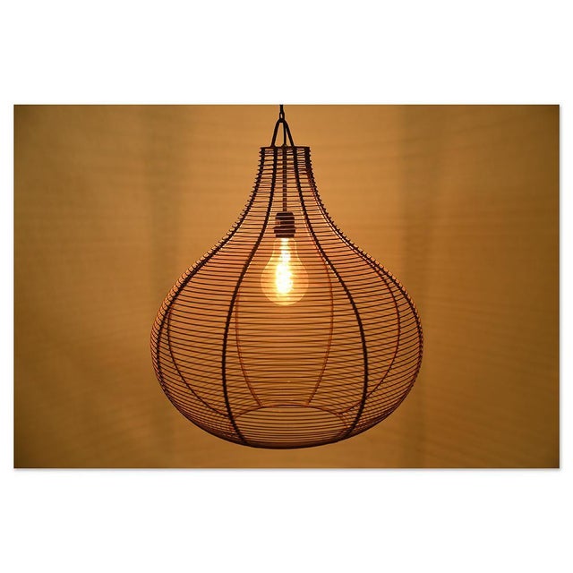 Vintage Industrial Ceiling Light, in Good conditions. This piece is designed in the style of the selected designer and/or...