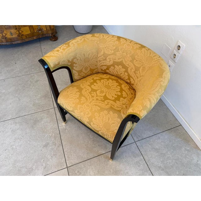 Art Nouveau Upholstered Armchair For Sale - Image 6 of 12