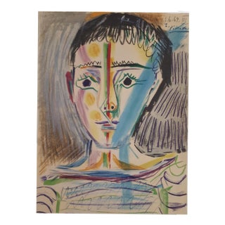 After Pablo PICASSO, Man in a Sailors Shirt, Lithograph For Sale