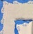 Vintage Cornflower Blue Embroidered French Linen Placemat and Dinner Napkin Set- 8 Pieces For Sale - Image 9 of 10