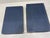 Mid-Century Modern Set of 2 Blue Fabric Vintage Books by Ernest Hemingway for Reading or Decor For Sale - Image 3 of 8
