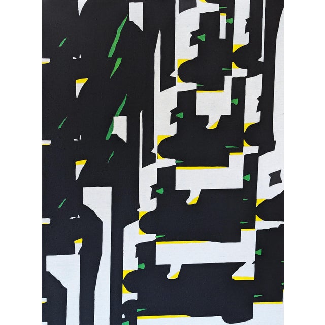Emmanuel Araujo "Landing Sequence" Contemporary Geometric Hard-Edge Abstract Painting, 2019 For Sale - Image 4 of 10