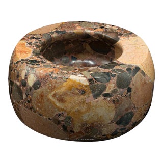 1920s Antique English Granite Decorative Potpourri Dish For Sale