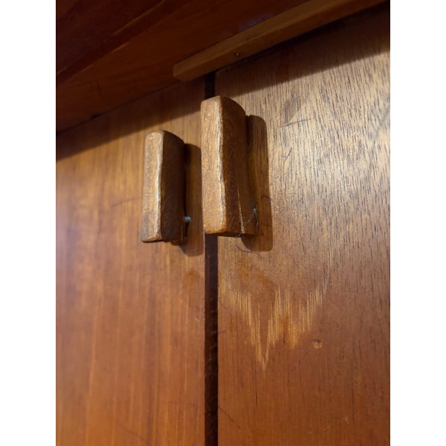 Sculpted Mid 20th Century Live-Edge Walnut Sideboard For Sale - Image 17 of 18