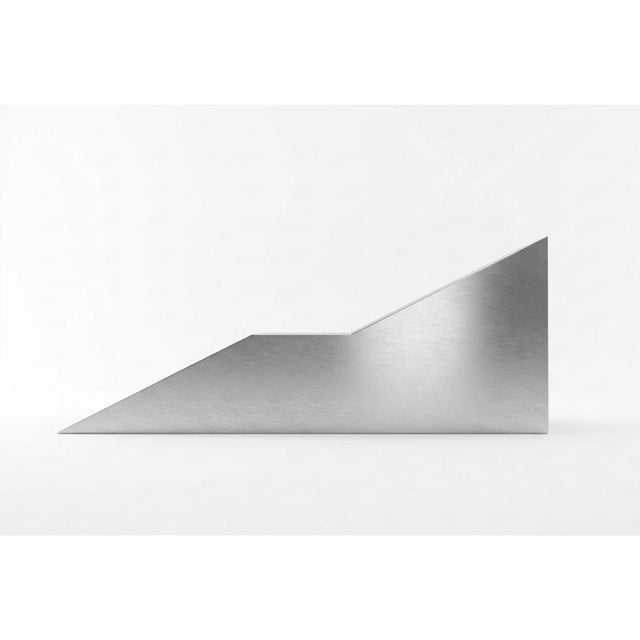 S4 chaise longue in brushed aluminium by giotto pagani dimensions: w 200 x d 70 x h 80 cm materials: non directional...