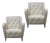 High-Back Leather Chairs by Jean-Rémy Couradette, France, 2003, Set of 2 For Sale