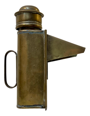Nautical Ship Lamp in Brass from Sherwoods LTD England, 1920s