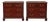 Mid-Century Drexel Heritage Georgian Style Mahogany Chests - Pair For Sale