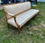 French 1960s French Louis XVI Style Giltwood Settee With Original Floral Upholstery For Sale - Image 3 of 11