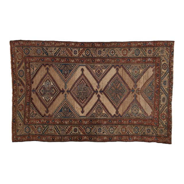 Antique Fine Kurd Rug - 4' x 6'5" For Sale