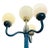 Vintage European Street Lamp, 4-Globe Outdoor Floor Lamp, Mid-Century Patio Light, Plastic Yard Decor For Sale In Tampa - Image 6 of 12