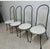Measurements ( L x W x H) 19.25 x 17 x 41.5 seat height 18.5 Great shape tight and sturdy. some age related paint wear....