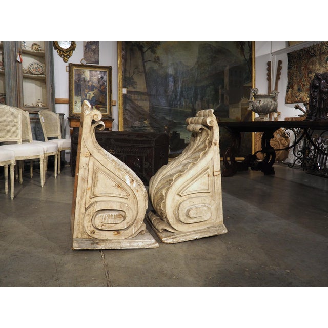 Pair of Large North Italian Wall Bracket Consoles, Circa 1800 For Sale - Image 18 of 18
