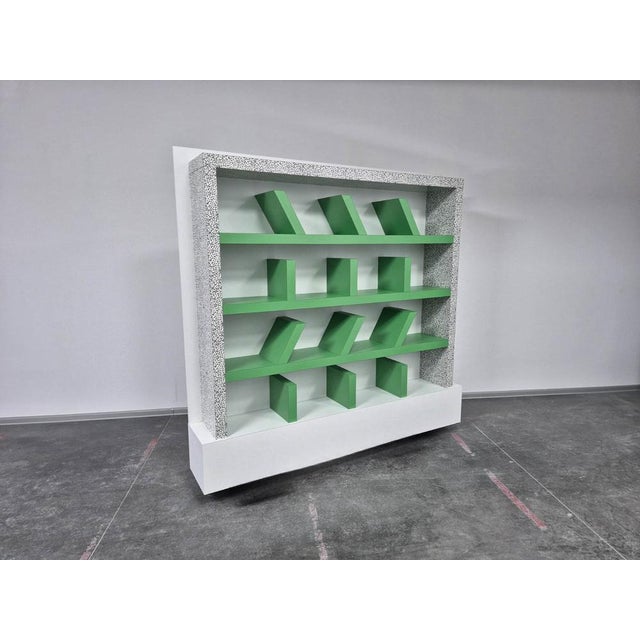 Memphis Suvretta Bookcase by E. Sottsass for Memphis Milan For Sale - Image 3 of 8