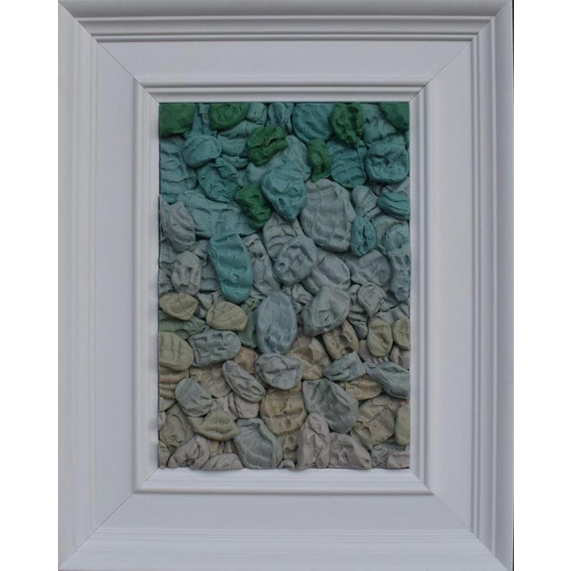 María Magán, Wall Mounted Sculpture with Mint Green Chewing Gum Forms, 2022, Wood For Sale - Image 11 of 11