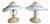 Murano Glass Table Lamps from Manifattura Di Murano, 1970s, Set of 2 For Sale