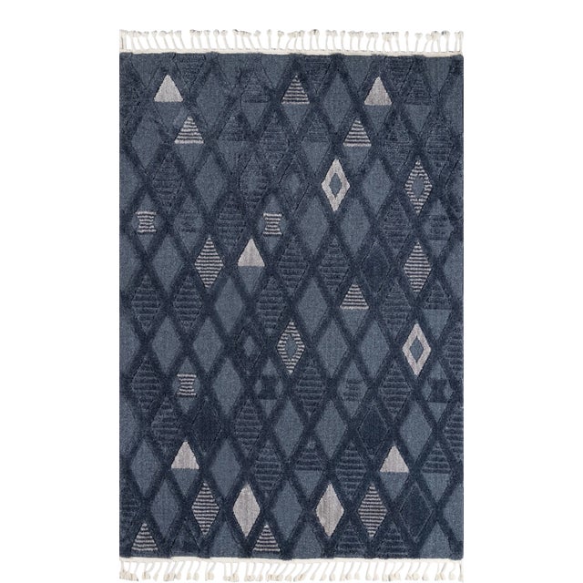 Momeni Odessa Adorjan Denim 5'3" X 7'6" Area Rug For Sale