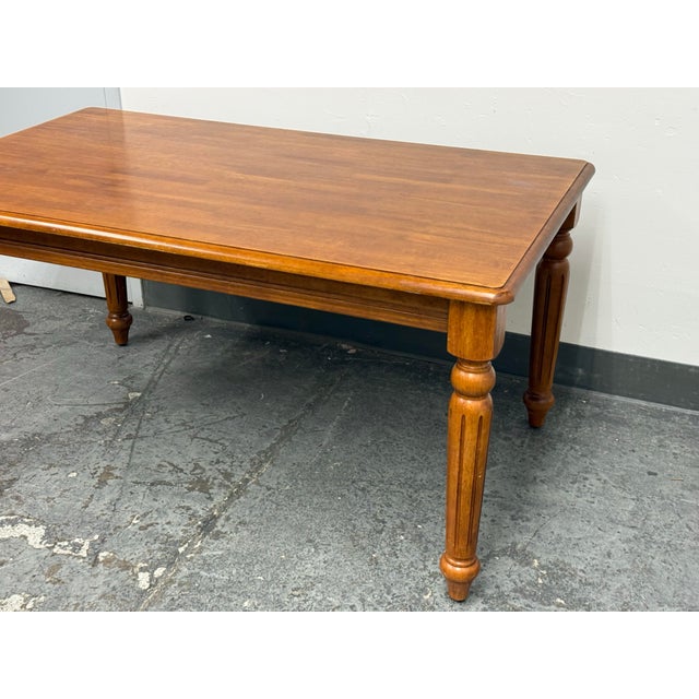 Brown Pottery Barn Montego Dining Table For Sale - Image 8 of 12