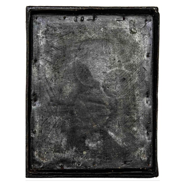 Andrea Nurcis, Drowsiness, Original Metal on Panel, 1987 For Sale