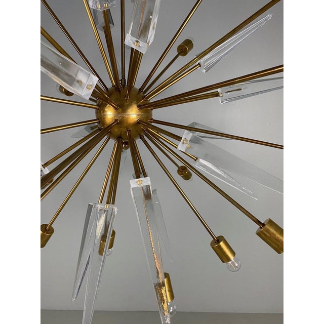 Large Sputnik Chandelier, 1950s For Sale - Image 4 of 12