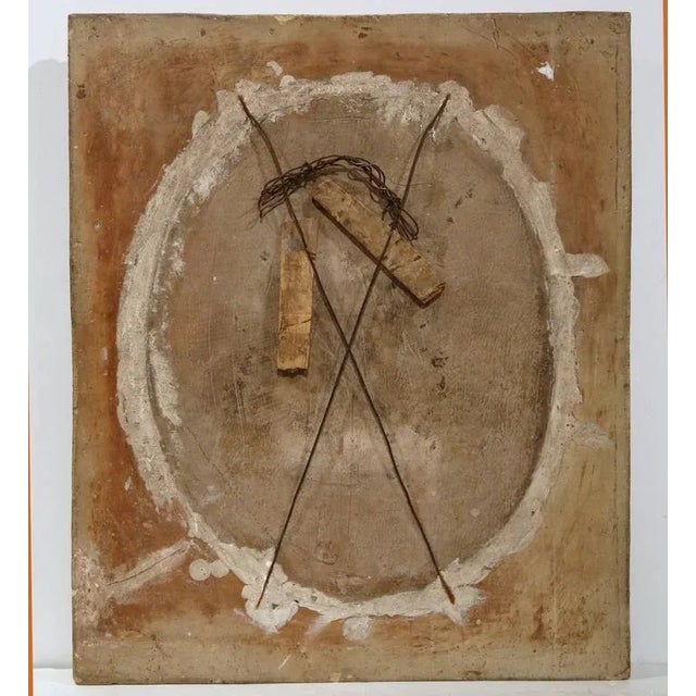 Brown 19th Century French Terracotta Plaque C. 1860 For Sale - Image 8 of 8