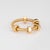 Contemporary Cartier Ecrou Ring Sz 56 7 1/2 18k Yellow Gold Estate Jewelry Screw Bolt Band For Sale - Image 3 of 6