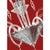 Early 21st Century Venetian Imperial Rigadin Murano Glass Wall Sconce in Transparent Glass by Simoeng for Simoeng For Sale - Image 5 of 7