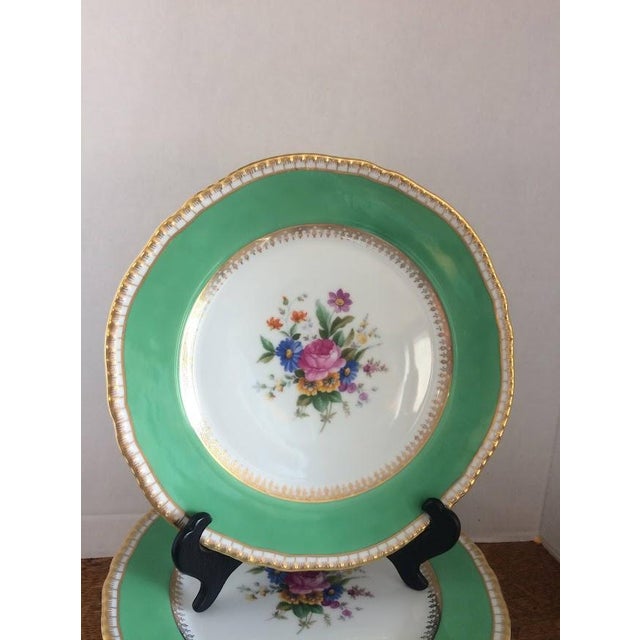 White 1920s Porcelain Dinner Plates, Bavarian Plates, Set of Ten For Sale - Image 8 of 10