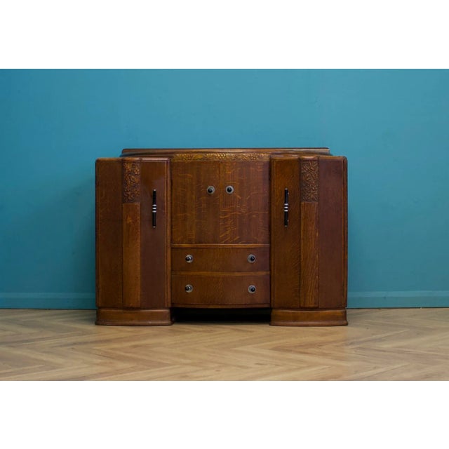 Art Deco Sideboard in Oak, 1930s For Sale - Image 13 of 13
