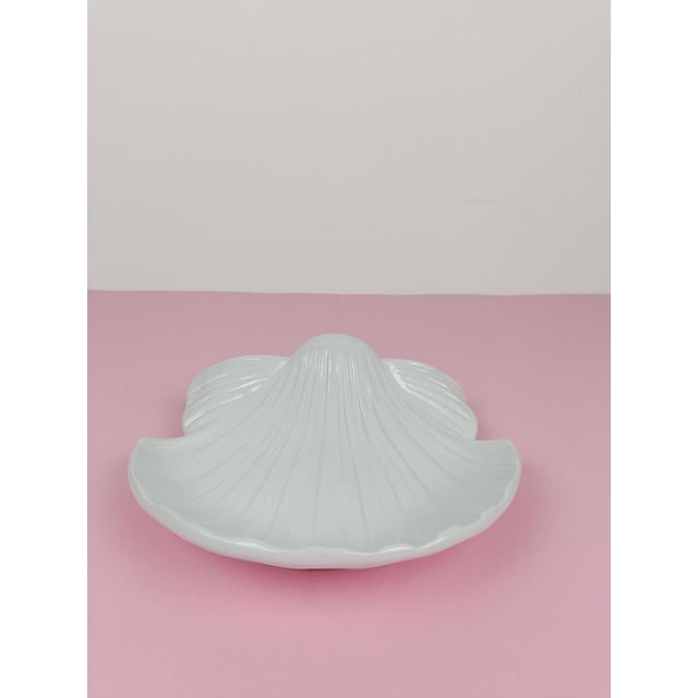 Bowl / Vide-Poche in White Glazed Ceramic by Tommaso Barbi, 1970s For Sale - Image 12 of 17