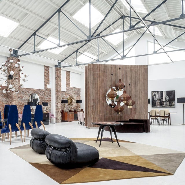 Metal Modern French Wall-Mounted Convex Mirror For Sale - Image 7 of 17