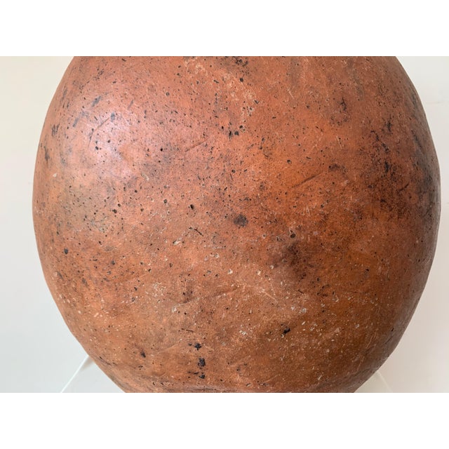 17th Century Large Red Terracotta Vessel, Vase, Planter with Low Tap For Sale - Image 12 of 18