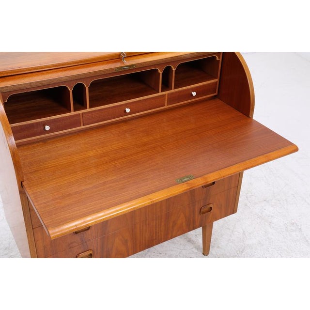 Mid-Century Secretary Writing Desk For Sale - Image 12 of 18