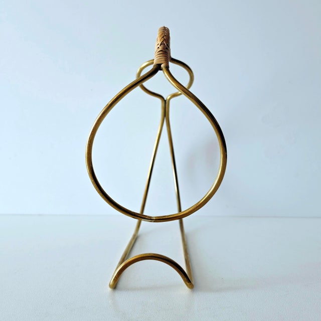 1950s Bottle Holder in the style of Carl Auböck, Austria, 1950s For Sale - Image 5 of 18