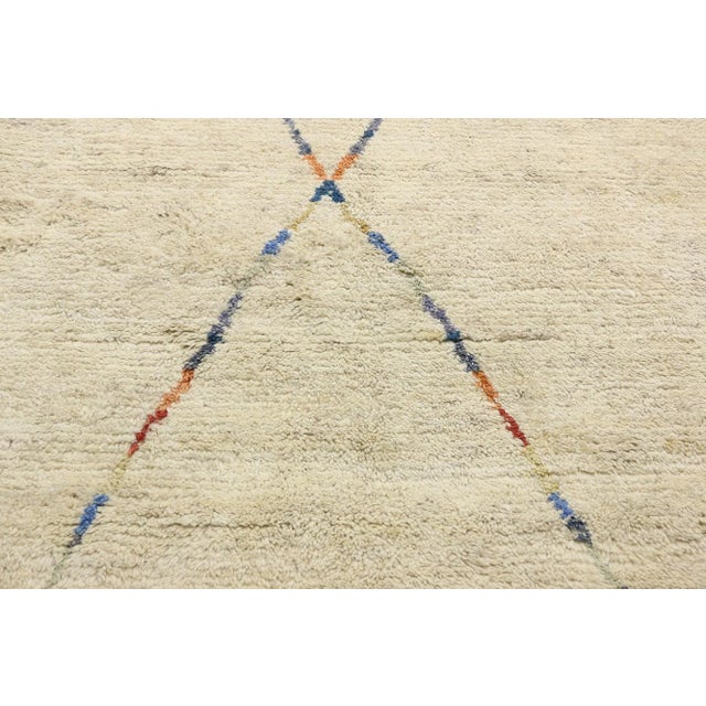 Room Size Moroccan Style Gallery Rug - 12'05 X 19'08 For Sale In Dallas - Image 6 of 10