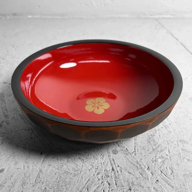 Mid-Century Shōwa Wooden Urushi Bowl, Japan, 1970s For Sale - Image 10 of 10