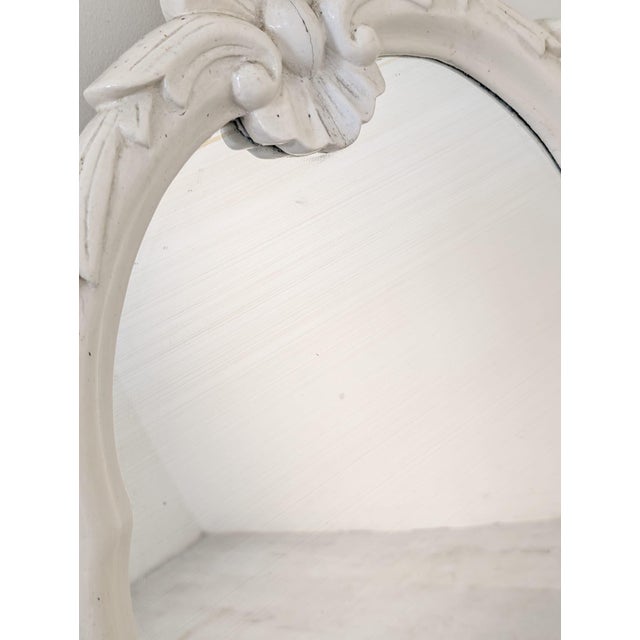 Vintage Whitewashed Dressing Table in Wood, 1940s For Sale - Image 10 of 18